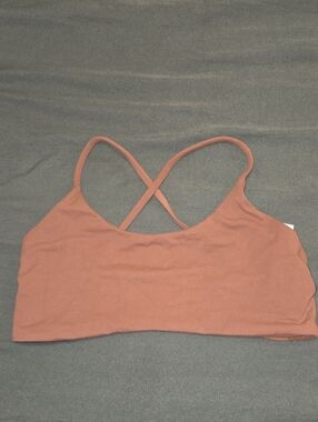 Brown Crossback Bra